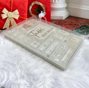 Calendrier de l'Avent de Noël personnalisé, 24 jours, boîte cadeau vide pour desserts, boîtes de calendrier de l'Avent de Noël - Product Image 6
