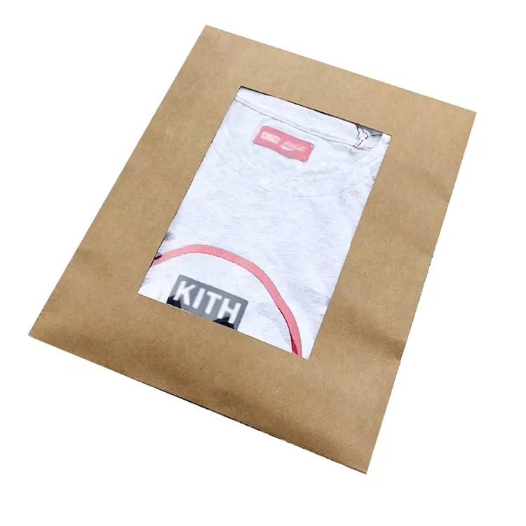 Custom kraft paper A4 size envelop T shirt packaging