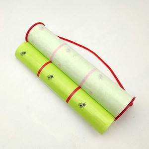 Weatherproof Hanging Fly Trap Sticky Roll | Efficient Horse Stable Fly Paper Catcher | Giant Fly <b>Glue</b> Trap for Farm - Product Image 1