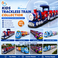 Kereta Api Wahana Hiburan Joy2fun, Promo Spesial Wahana Anak, Kereta Api Listrik Tanpa Rel, Produk Taman Hiburan Lainnya