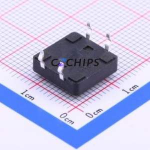 K2-1103DP-B4SW-04 Tactile Switch Through hole-4P,12x12mm Switch Single Pole Single Throw Round Button 2.5N Through Hole - Product Image 2