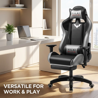 Chaise de bureau ergonomique AOR avec hauteur réglable, base en bois, pieds en nylon pour soulager la fatigue lombaire, vente en gros d'usine