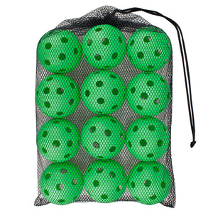 Pelotas de Pickleball Personalizadas con Logotipo, 72 mm, para Interiores, Alta Calidad, Paquete de 12, 26 Orificios, con Bolsa de Malla, Material Plástico Resistente - Product Image 5