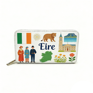 Cartera de Cuero Rectangular de Diseño Personalizado de Edinburg, Islas Eire Ellice, Flandes, Venta al Por Mayor - Product Image 1