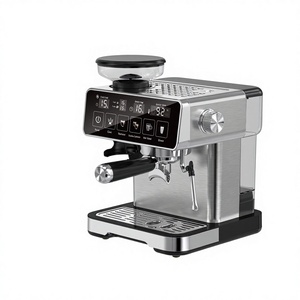 Machine à café Newle, machine à café numérique professionnelle, machine à <span class=keywords><strong>expresso</strong></span> <span class=keywords><strong>avec</strong></span> moulin à café 20 bars, <span class=keywords><strong>filtre</strong></span> à café italien de 52 mm - Product Image 2
