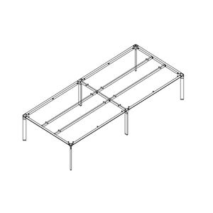 Pieds de meubles de bureau pour cadre de table en métal - Product Image 5