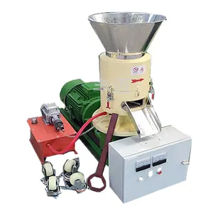 Best quality automatic wood pellet making machine homemade/pellet pressing machine manufacturer