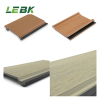 Panel de Pared WPC Moderno para Exterior/Interior con Diseño Gráfico de Grano de Madera Coextruido, Anticorrosión e Impermeable para Viviendas
