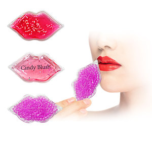 Pack de gel réutilisable chaud et froid en forme de lèvres rose avec paillettes pour la beauté, fournitures médicales et de soins de <span class=keywords><strong>santé</strong></span> - Product Image 4