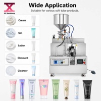 Machine de remplissage et de scellage ultrasonique à tête unique avec sonde haute fréquence pour tubes laminés de crème cosmétique