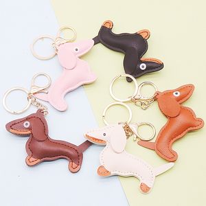 Llavero <span class=keywords><strong>de</strong></span> Cuero Multicolor <span class=keywords><strong>de</strong></span> Alta Calidad, Diseño <span class=keywords><strong>de</strong></span> Dibujos Animados, <span class=keywords><strong>Mini</strong></span> Dachshund, para Mi Hija, <span class=keywords><strong>Venta</strong></span> Caliente 2026 - Product Image 1