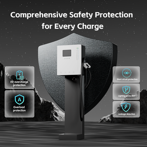 สถานีชาร์จรถยนต์ไฟฟ้า World EVS Commercial 30kw 40kw DC Wallbox IP55 สำหรับยานยนต์ - Product Image 3