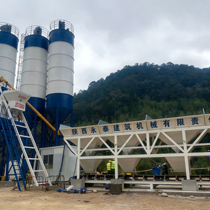 Pabrik Pencampur Beton Stasioner HZS60 60m3/jam Lini Produksi Otomatis Harga Terjangkau untuk Dijual - Product Image 1