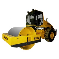 SHANTUI公式ロードコンパクターSR18M-2シングルドラム振動ローラーマシン