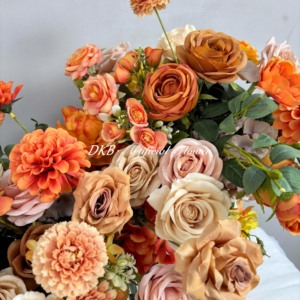 DKB นักวิ่งดอกไม้ที่นิยมมากที่สุดในการจัดดอกไม้สีเขียวปราชญ์สำหรับงานแต่งงาน - Product Image 5