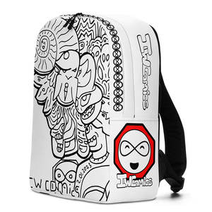 IMPOSSIBILE # Zaino per studenti colorabile (dipingibile) in 7 colori con design leggendario IW Comics - Product Image 2