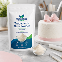 Poudre de gomme tragacanthique de qualité alimentaire, stabilisateur pour pâte à sucre et fondant, en vrac, certifiée HALAL KOSHER, durée de conservation de 24 mois