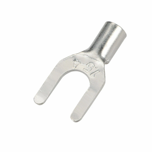 Connecteur de câblage électrique à sertir nu pour presse à froid, type fourche, pour fils nus, fourches de câblage UT0.5~UT16, 22-6AWG 0.5-16mm² - Product Image 4