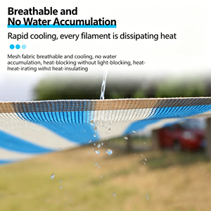 Voile d'ombrage DaringFish avec bords ourlés, œillets, maille épaisse et densifiée, anti-âge, isolation thermique, <span class=keywords><strong>protection</strong></span> UV pour patio et camping - Product Image 2