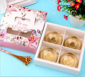 Yaratıcı noel hediyesi kutu yeni yıl şeker kutusu pişirme ay kek çerez sarısı pasta kağit kutu hediye ambalaj Opp torba klasik - Product Image 5