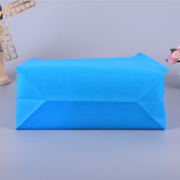 Fourre-tout écologique personnalisable Petits sacs non tissés vierges multicolores Matériau PP recyclé à poignée étanche Moyen
