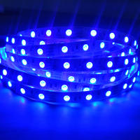 5050 Led Rgb 12v 24V rayures Led lumières pour la maison conseil largeur 10mm 60 lumières/m Tv rétro-éclairage Led voiture bande lumières