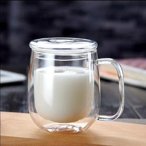 Mug en verre à double paroi 250 ml isolé transparent pour thé, café, jus - Product Image 3