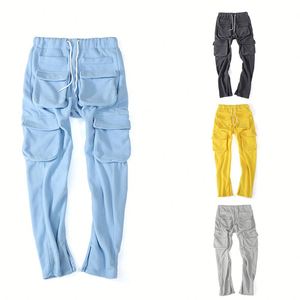 2021 Autumn <b>Men</b> Sweat Trousers <b>Jogger</b> Drawstring <b>Cargo</b> Pant Streetwear - Product Image 1