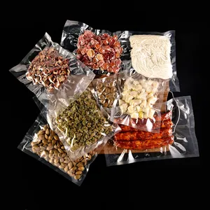 Bolsas de plástico personalizadas para embalaje, bolsa de almacenamiento al vacío para pescado, pollo, pato