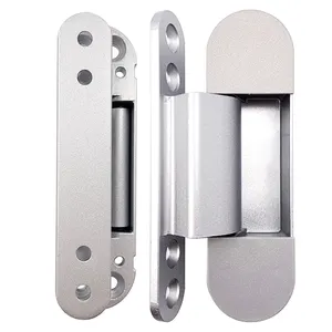 China Wholesale Aluminium 3d Stainless Steel Hidden Concealed Invisible 60kg Door Hinges