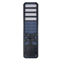 Lampadaire solaire multi-modules à haute luminosité, lampe LED extérieure pour route avec grand panneau photovoltaïque pour poteau