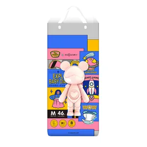 Bulk Opslag Gratis Monster Goedkope Prijs Groothandel Baby Producten Jumbo Pack Stocklot Kwaliteit A Grade Baby Luier