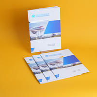 Brochures personnalisées pour marques d'entreprise, catalogues haut de gamme en papier offset avec gaufrage pour la promotion commerciale et la diffusion officielle