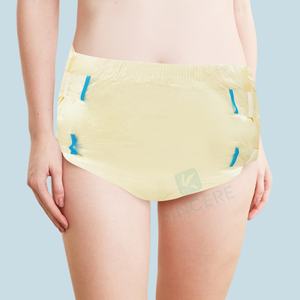 Vente directe d'usine de couches jetables pour adultes super absorbantes ultra épaisses pour ABDL taille XL pulpe de peluches imprimée pour les soins aux personnes âgées - Product Image 3