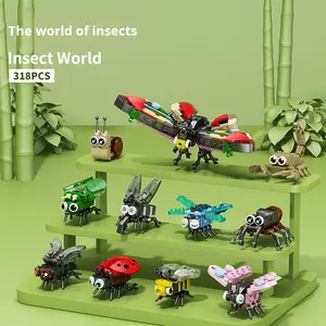 NOUVEAU Jouets éducatifs pour enfants Blocs <span class=keywords><strong>animaux</strong></span> océan Jardin d'enfants Institution Cadeaux Prix Plastique gratuit - Product Image 4