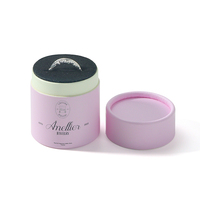 Tube d'emballage cylindrique personnalisé de luxe avec logo, conteneur rond en papier écologique pour bagues, boucles d'oreilles, pendentifs, petits bijoux