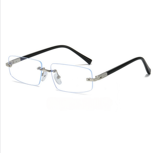 ファッショナブルなメタルフレームレスデザイン、アンチブルーライトフレームレスカット、ボーダー放射線保護を備えた新しいメガネ - Product Image 2