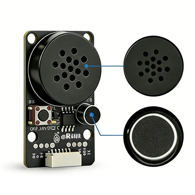 CI1302 Offline AI Speech Recognition Module, Serial Port & IIC Communication, Integrated Voice Interaction, Programmable Sensor