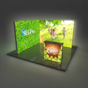 Chất lượng cao nhanh chóng thiết lập di động triển lãm thương mại thiết bị hiển thị ánh sáng Hộp triển lãm thương mại hiển thị gian hàng Triển Lãm Đứng bảng - Product Image 2