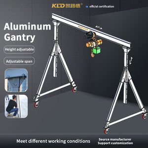 Grúa pórtico de armazón de aluminio para talleres mecánicos y astilleros Capacidad de carga pesada personalizable - Product Image 3