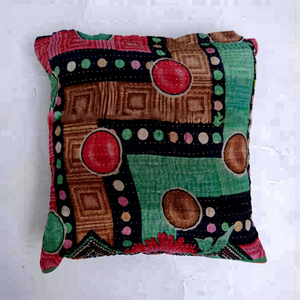 Wholesale Recycled Sari Cushion Pillow Cover - Product Image 1