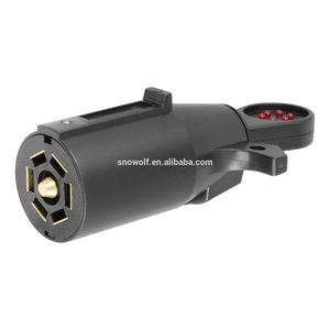 Anhänger Verdrahtung Tester, Heavy Duty 7 Pin RV Klinge Stecker Circuit-Tester Anhänger Hitch Verdrahtung Tester mit Led-anzeige - Product Image 3