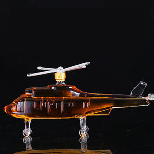 威士忌醒酒器 飞机形状威士忌酒杯 直升机形状葡萄酒和威士忌醒酒器 适用于烈酒 苏格兰威士忌 波本威士忌 伏特加 - Product Image 2