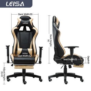 Chaise de Gaming de course pour ordinateur, clavier ergonomique, pivotante, à Logo personnalisé, zéro <span class=keywords><strong>LOL</strong></span>/<span class=keywords><strong>Dota</strong></span> silas, nouveau Design - Product Image 6