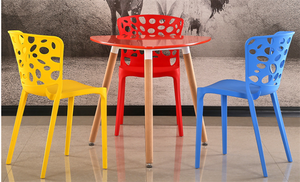 Chaises de salle à manger en plastique PP intégral à prix bas, vente en gros, couleurs OEM, très demandées - Product Image 5