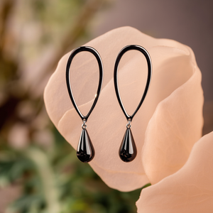 Pendientes de Moda con Diseño de Lágrima, Acero Inoxidable 316L, Baño de Oro PVD, Resistentes y Sostenibles - Product Image 3