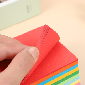 Formato personalizzato 10*10cm 70g 80g 500 fogli quadrati colorati carta Origami - Product Image 3