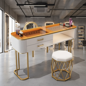 <span class=keywords><strong>Table</strong></span> à Ongles Contemporaine en Bois, Convertible en Bureau, Station de Manucure <span class=keywords><strong>DIY</strong></span> pour Usage Domestique – Prix Usine, Vente en Gros - Product Image 1
