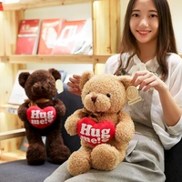En gros, Adorable Ours en Peluche Rembourré de Coton PP, Jouet en Peluche, Coussin Animal en Peluche, Cadeau de Mariage pour Enfants