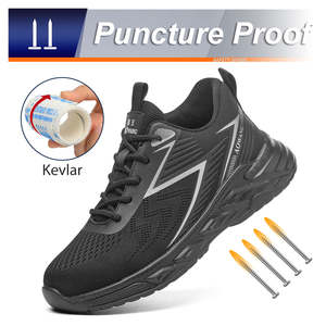 Chaussures de sécurité légères JIANKUN SBP/EH, tissu confortable en maille respirante, anti-impact, anti-perforation, toutes saisons - Product Image 4